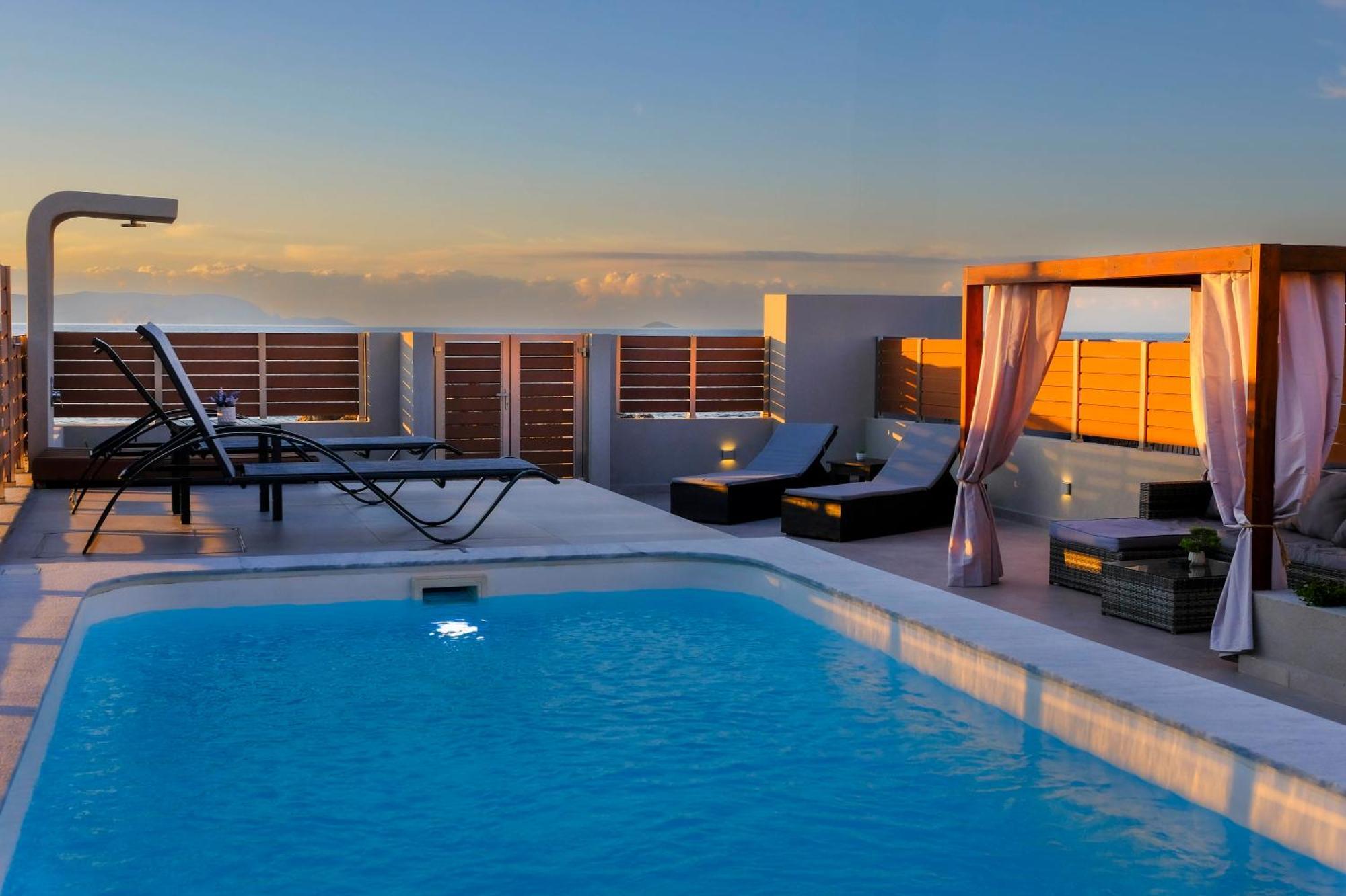 Blue Velvet Coast Luxury Villas Kokkini Hani Esterno foto